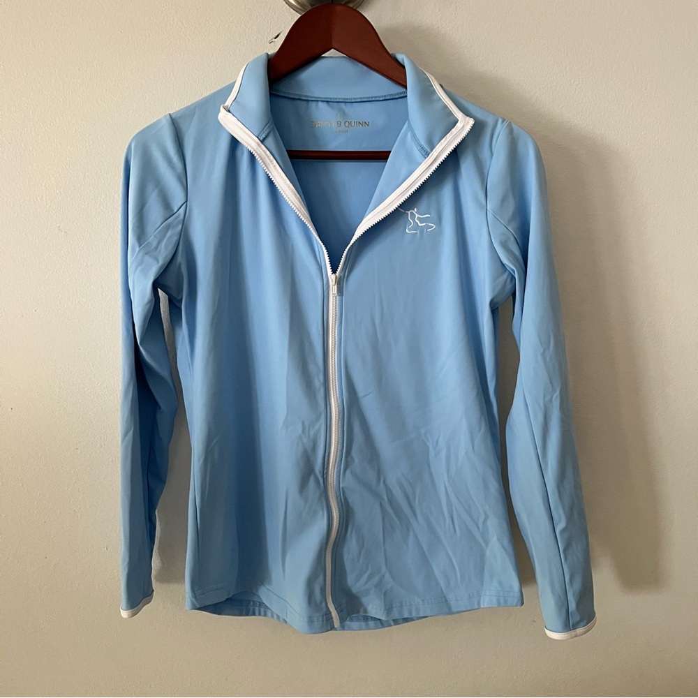 Smith & Quinn Frankie Light Blue Full Zip-Up Jacket Sz XS